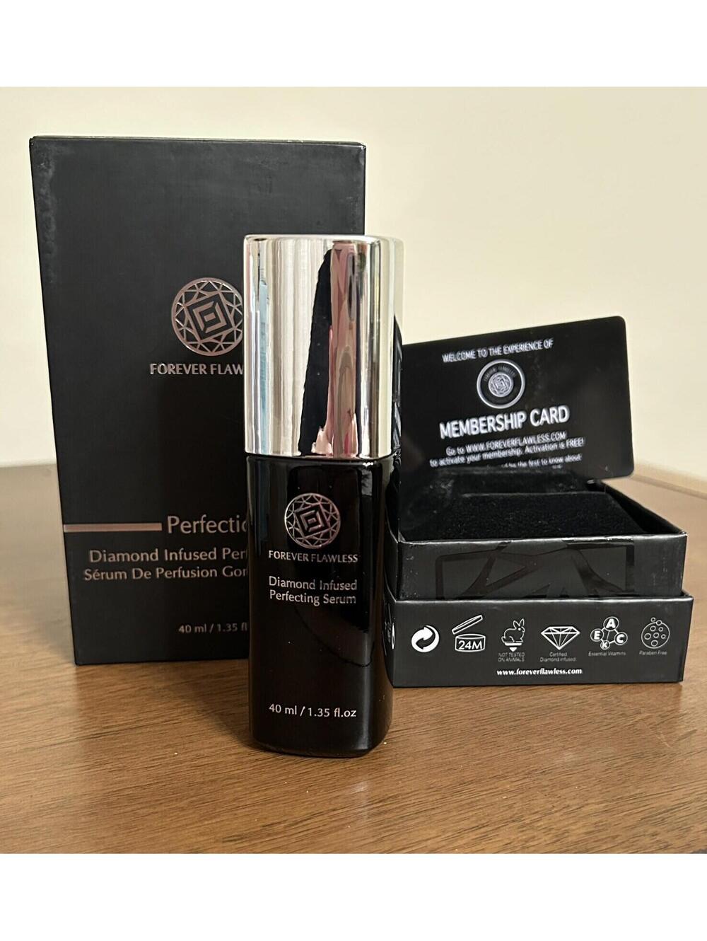 Forever Flawless Perfection Diamond Infused Perfecting Serum, 1.35oz, Sealed NIB